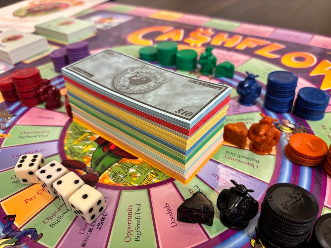 美品✨キャッシュフローゲーム101 日本語版 大量トークン・コマ追加