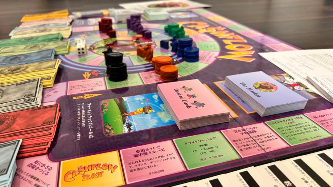 美品✨キャッシュフローゲーム101 日本語版 大量トークン・コマ追加