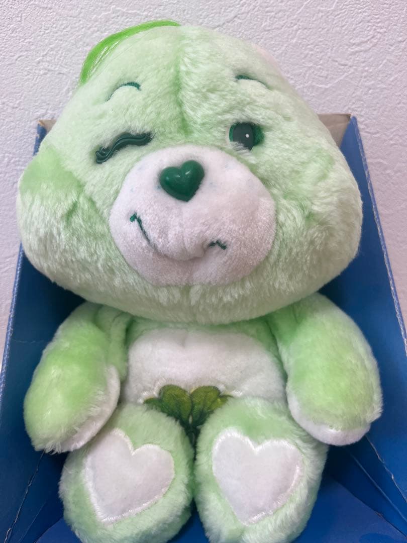 ケアベアグッドラックベア　ケナー社ビンテージぬいぐるみ