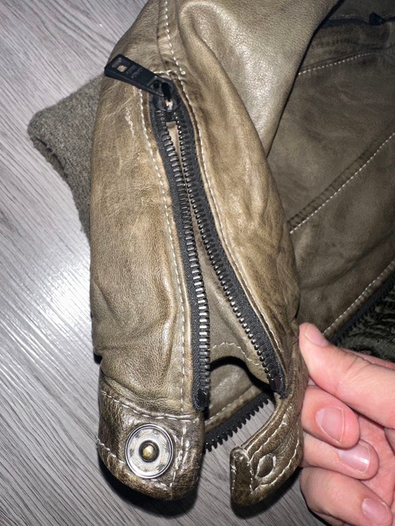 【GIORGIO BRATO】leather riders jacket