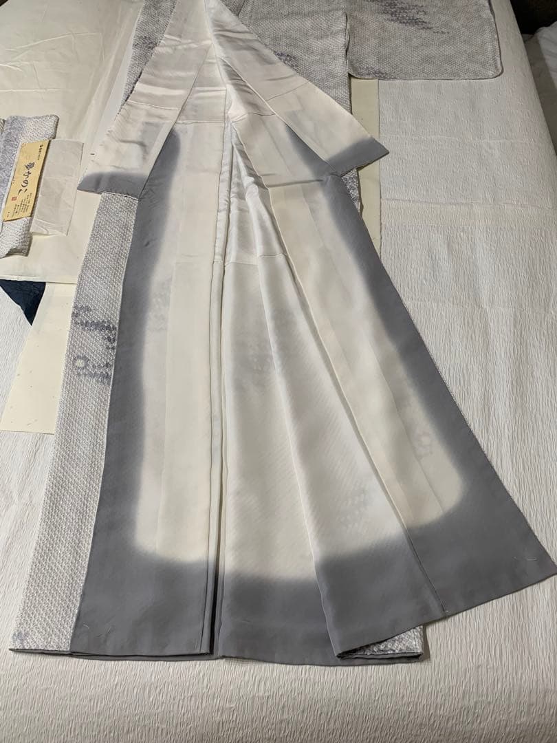 12/28までセール 藤娘きぬたや 証紙 夢かのこ 総絞り 未使用 しつけ付き