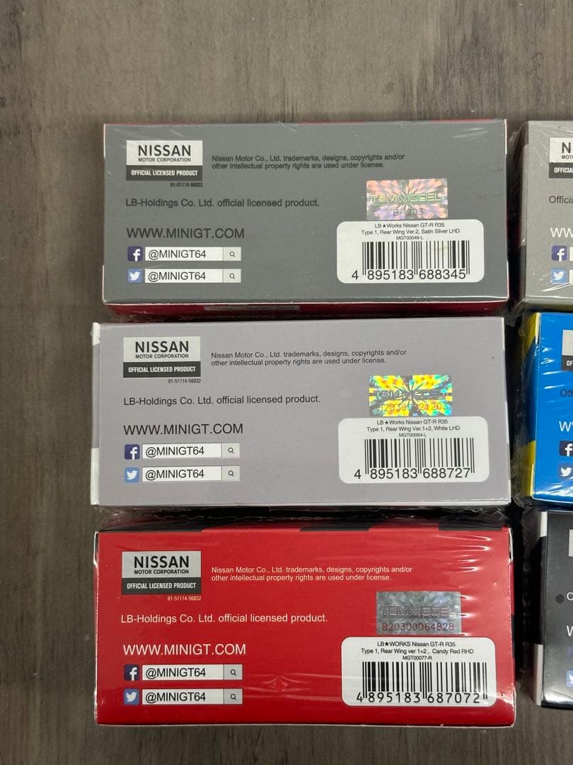 LB★Works Nissan GT-R ミニカーセット