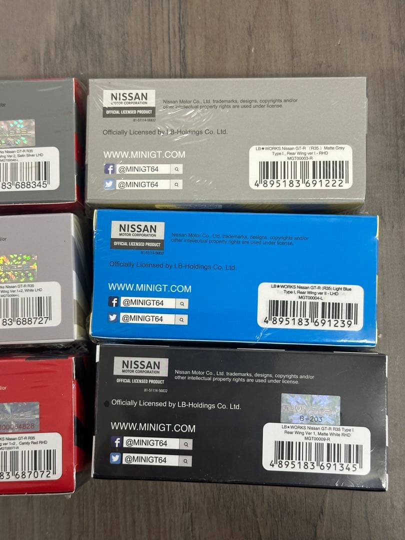 LB★Works Nissan GT-R ミニカーセット