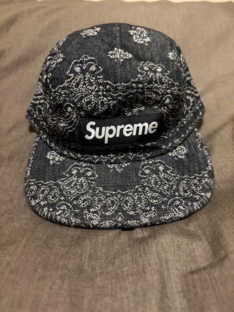 帽子 Bandana Jacquard Denim Camp Cap