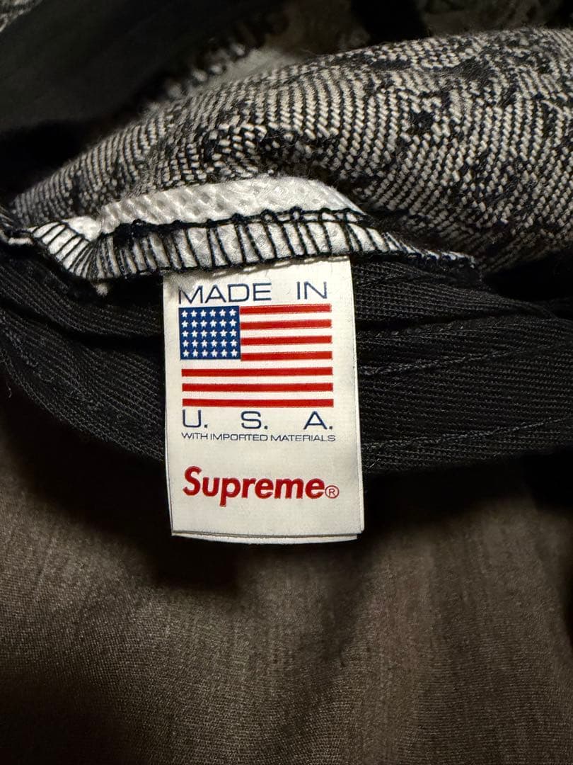 帽子 Bandana Jacquard Denim Camp Cap