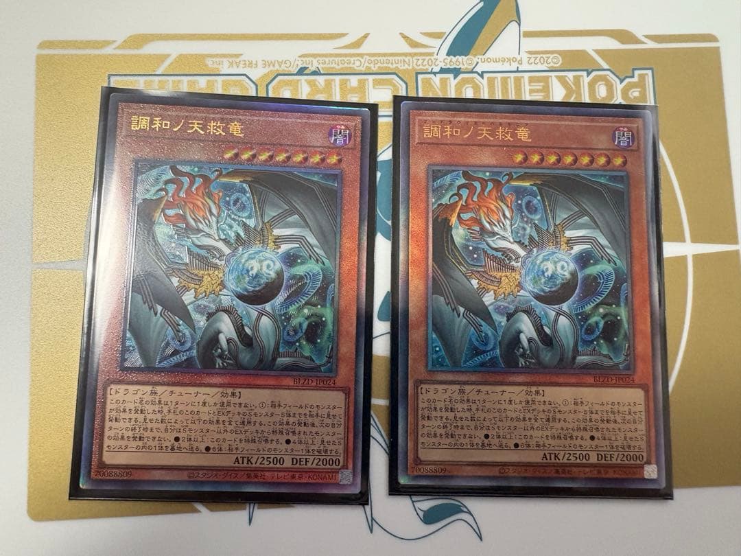 調和ノ天救竜　レリーフ　2枚