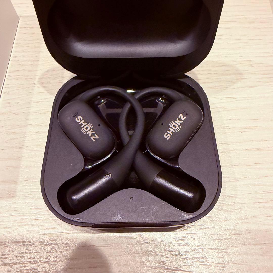 SHOKZ OPENFIT ブラック 骨伝導イヤホン