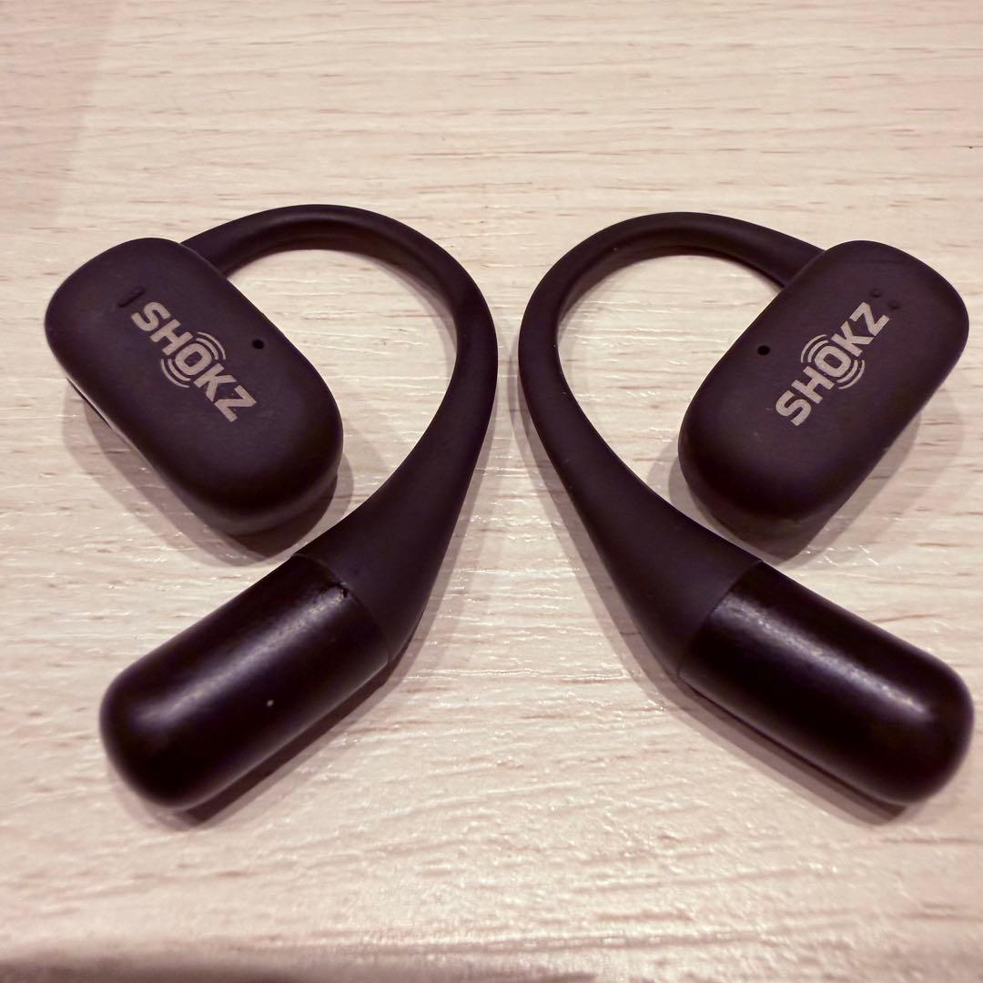 SHOKZ OPENFIT ブラック 骨伝導イヤホン
