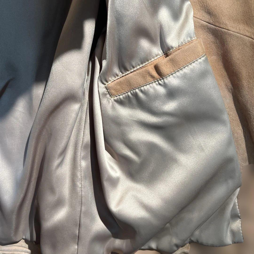 Schott ベージュ スエード シングルライダース　美品