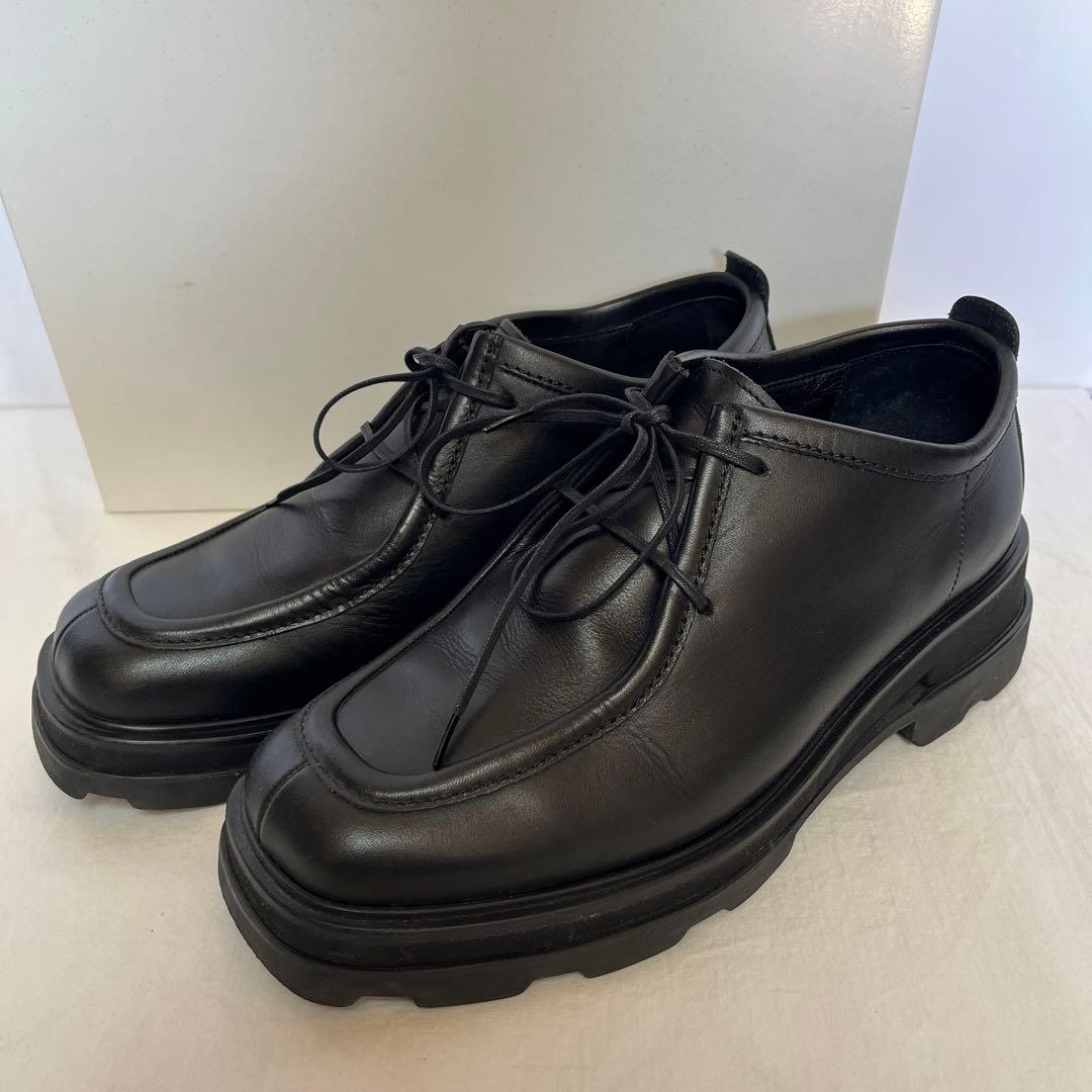 VEIN カウレザー チロリアン シューズ ブーツ 黒42