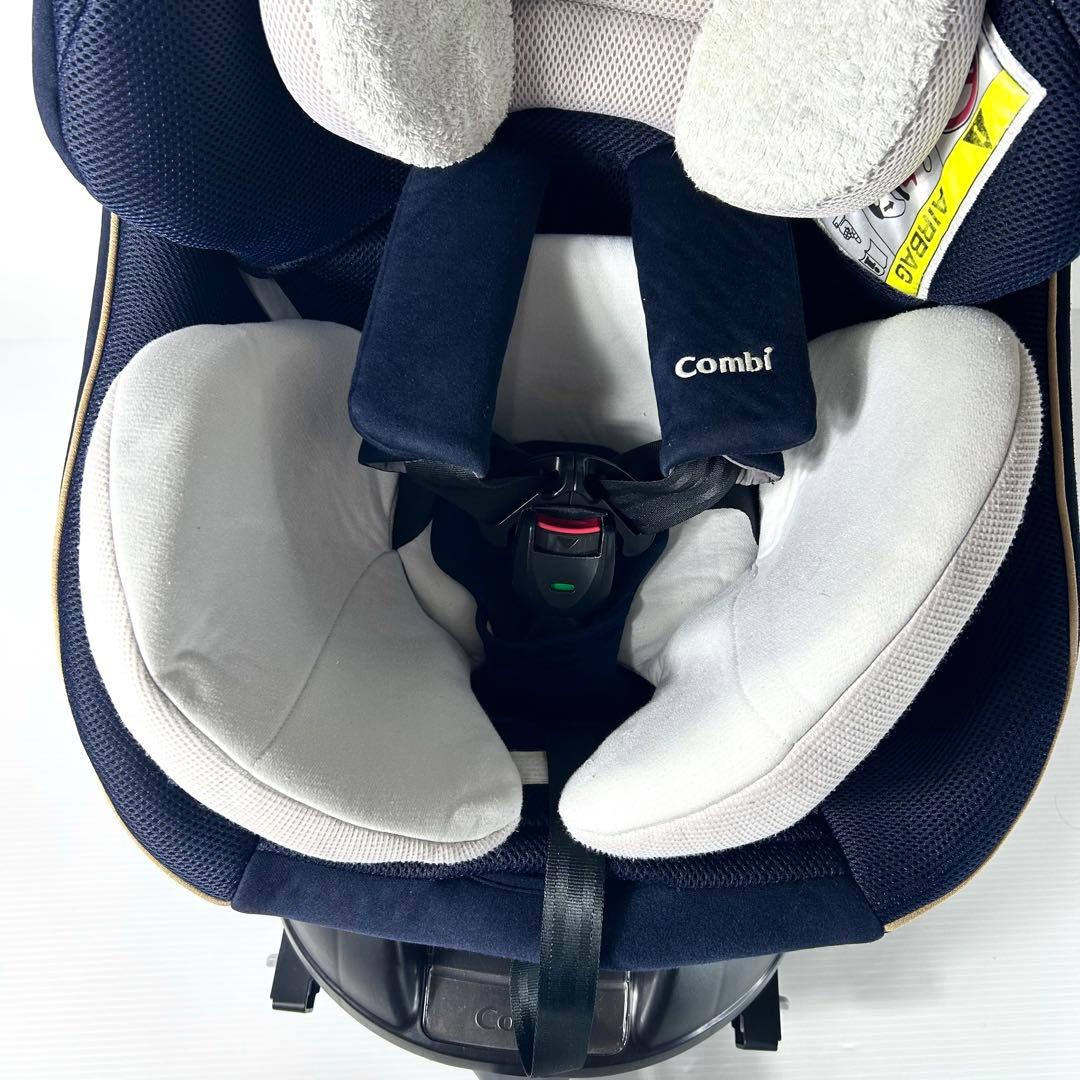 極美品☆コンビ チャイルドシート クルムーヴ スマートJL-590 ネイビー