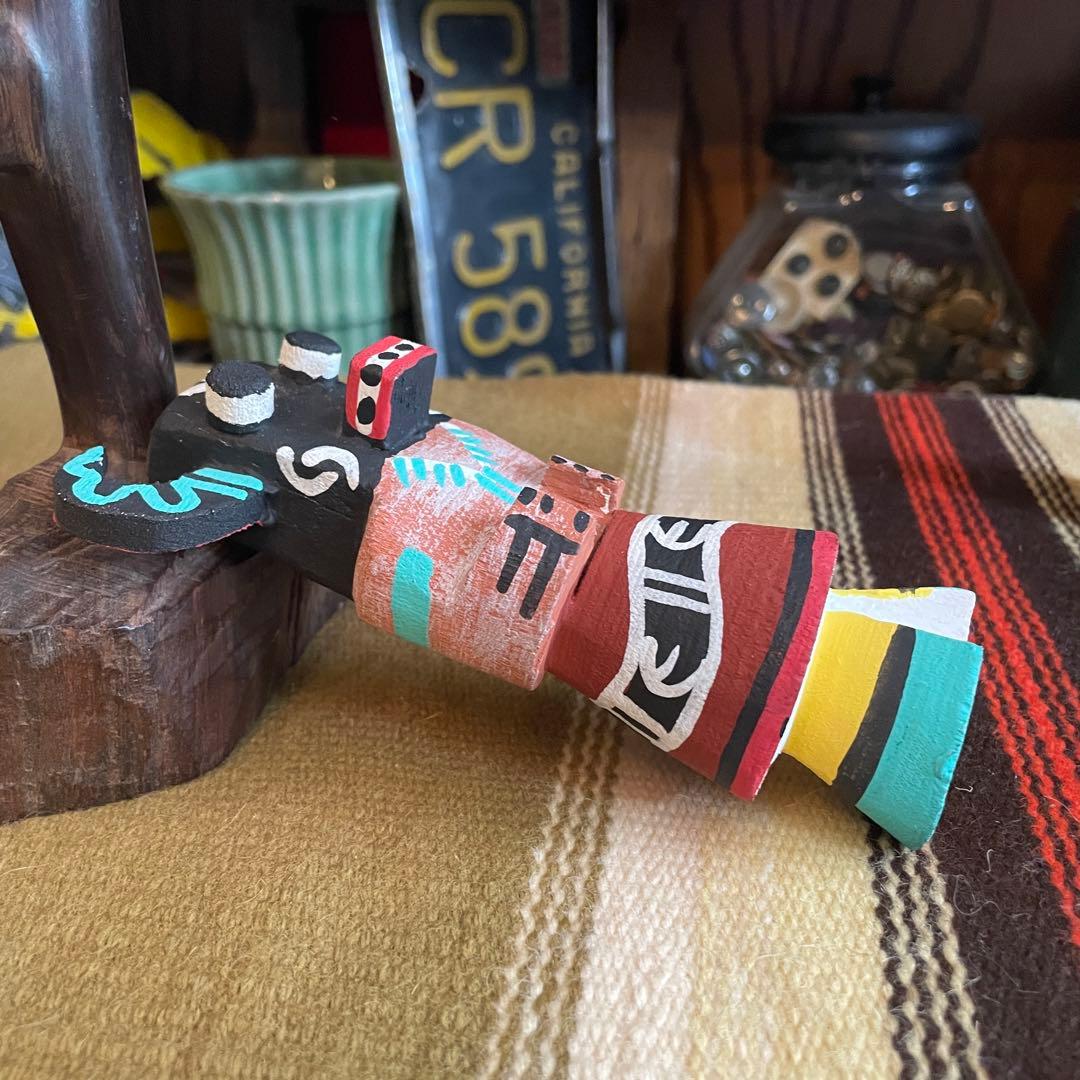 希少品！70's〜カチナドール人形　ネイティブアメリカン　USAヴィンテージ