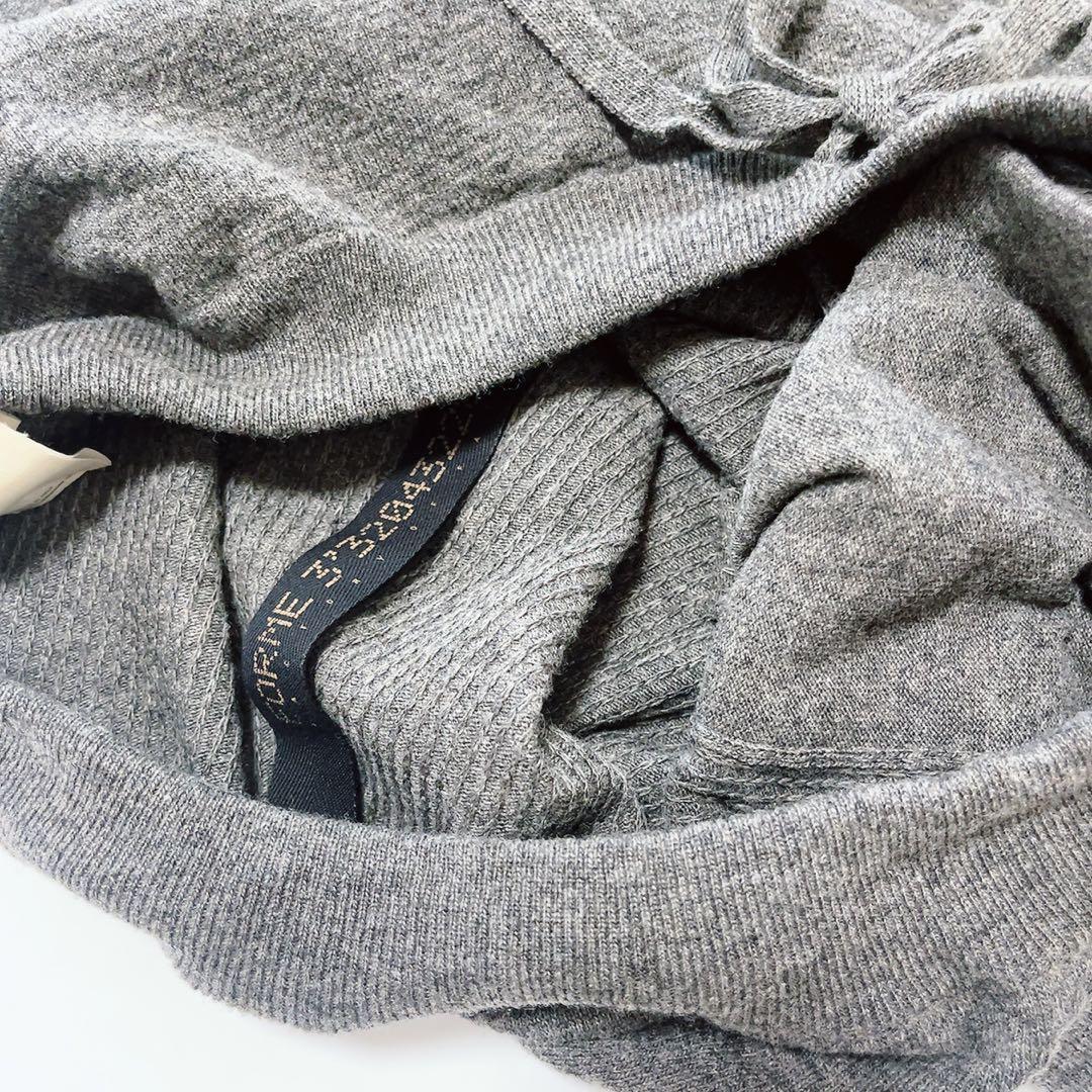 フォルメデエクスプレッション メンズニットサルエルパンツ チャコール Mサイズ