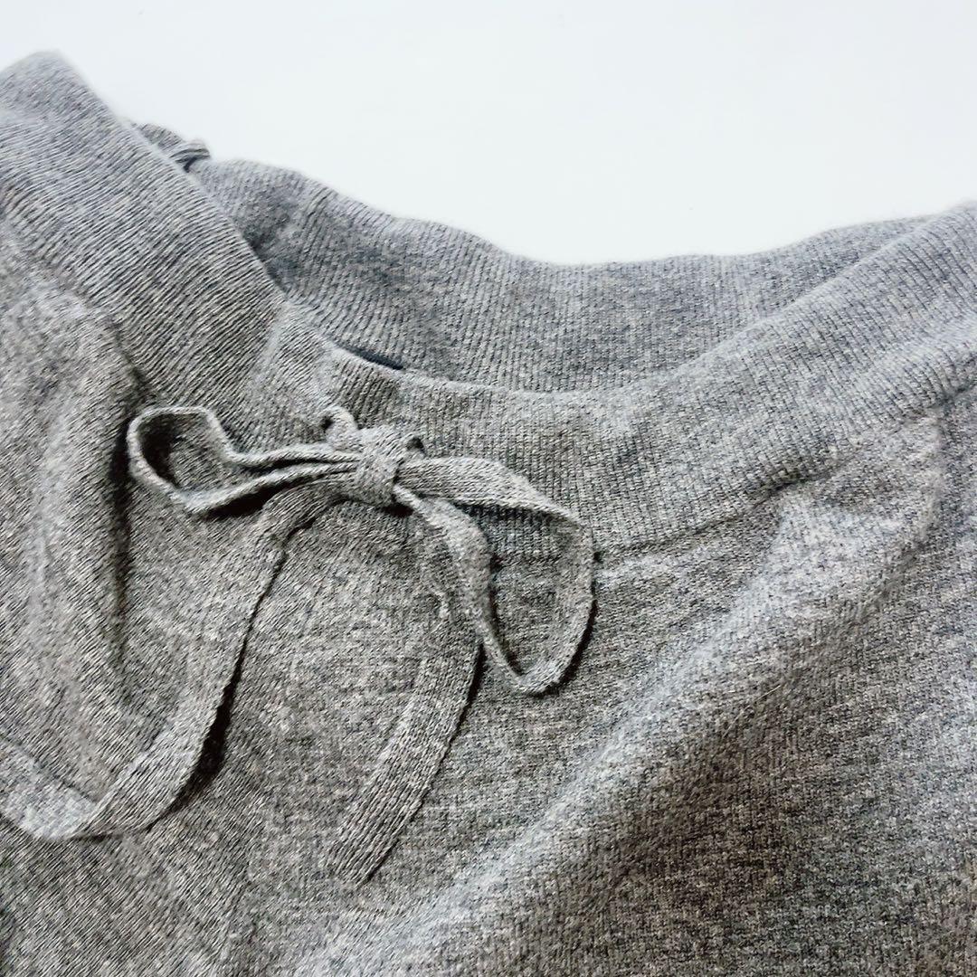 フォルメデエクスプレッション メンズニットサルエルパンツ チャコール Mサイズ