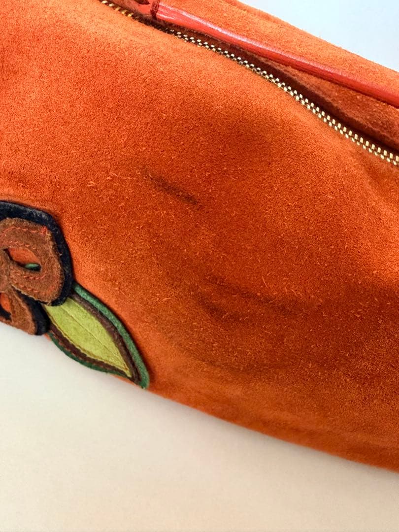 美品　ミュウミュウ　 スエード 花柄