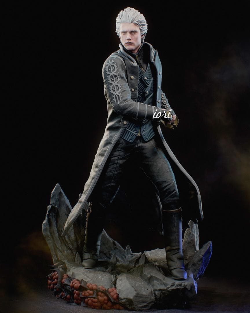 1/10　未塗装 未組立　フィギュア　ガレージキット 【 バージル 】