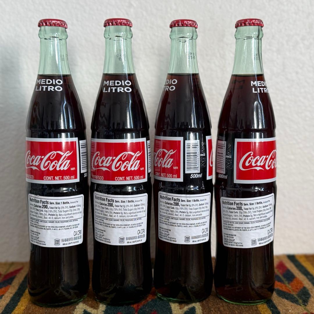 メキシカン　コカコーラ 500ml×4本セット　ガラス瓶　お得