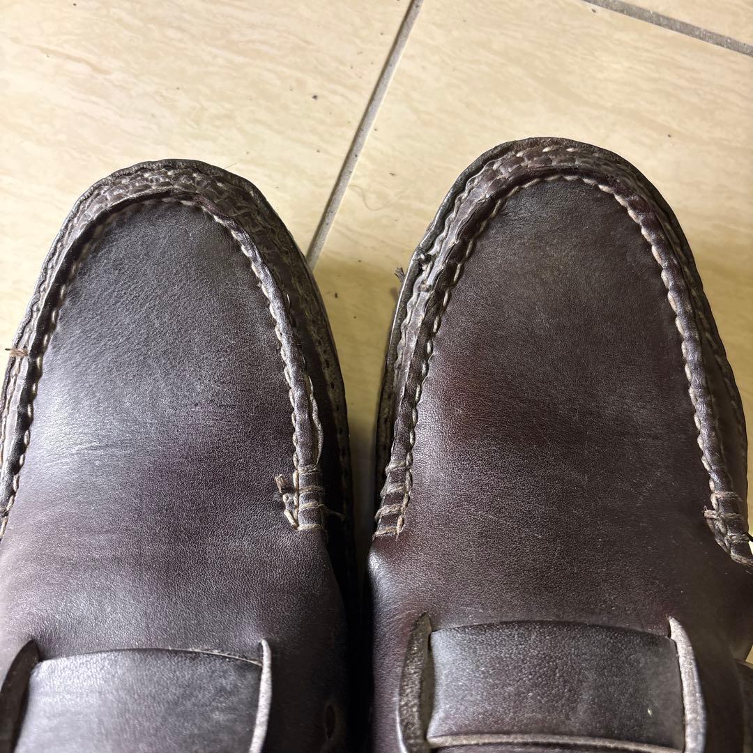 ダークブラウン バックル付き　ARROW MOCCASIN リングブーツ