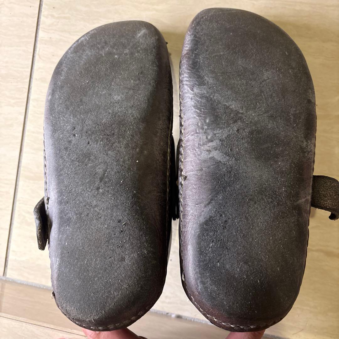 ダークブラウン バックル付き　ARROW MOCCASIN リングブーツ