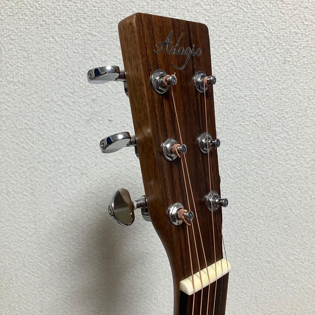 【弦新品】Adagio DA-1 アコースティックギター/背負えるバック付き