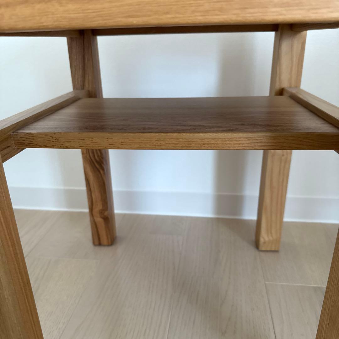 無印良品　MUJI 木製サイドテーブル　スツール