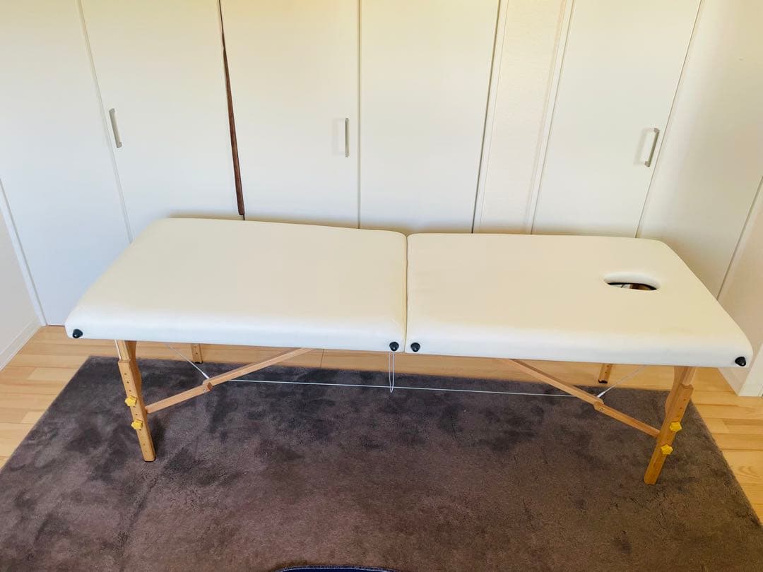 【おまけ盛りだくさん】折りたたみ軽量エステベッド＊引き取り可能な方