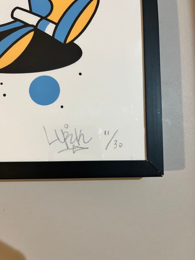 Lurk イラスト　シリアルナンバー付き　フレーム付き