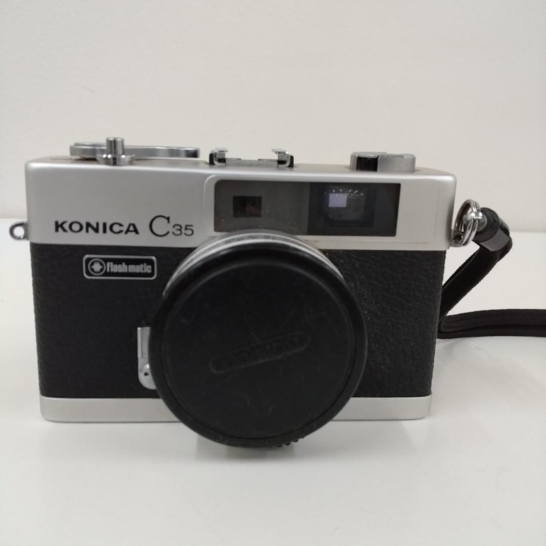 若《ZFYKQ》KONICA C35 Flash　matic　フィルムカメラ