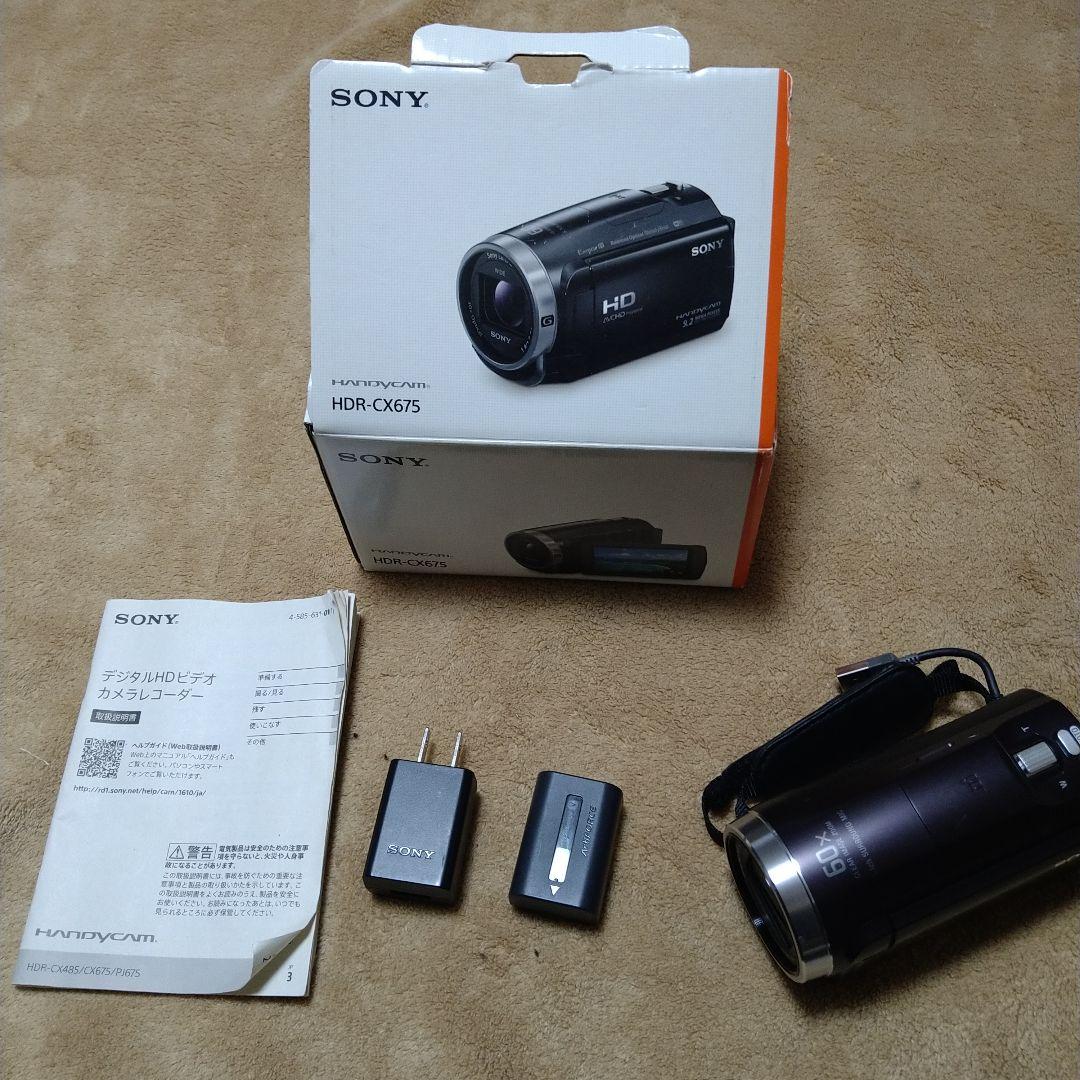 ソニーSONYビデオカメラHDR-CX675（B）