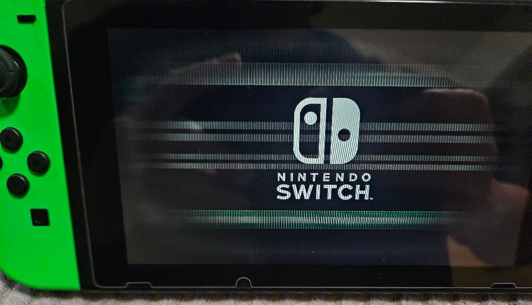 ジャンク　Nintendo Switch 本体 グリーン/ピンク