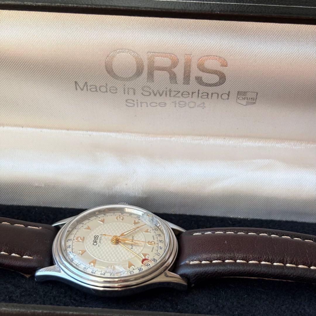 【ORIS】オリス　ポインターデイト　裏面スケルトン　自動巻　稼働品　ジャンク