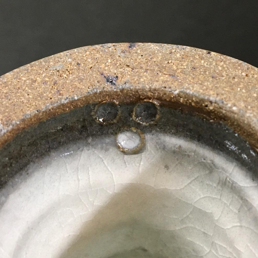 茶道具　十三代中里太郎右衛門窯　唐津三島　蓋置　共箱