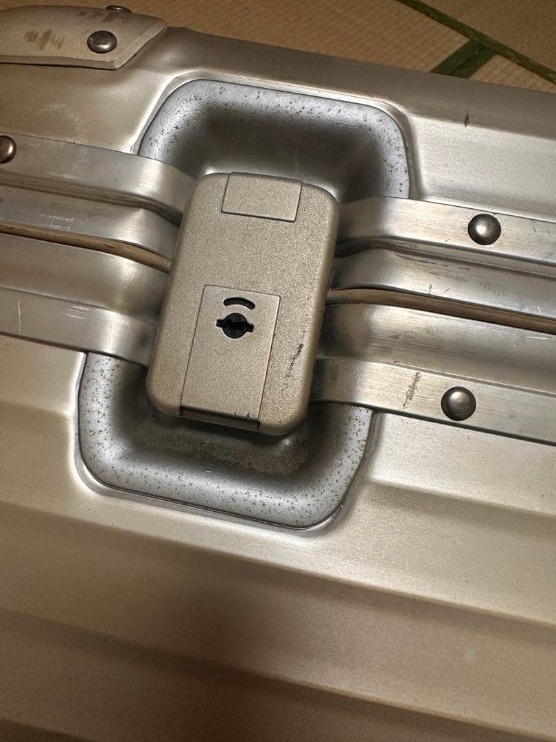 RIMOWA TOPAS 青ロゴ ドイツ製 2輪 アルミ