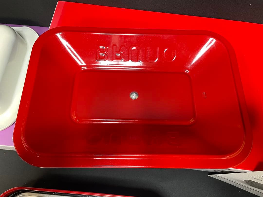 ブルーノ ホットプレート BOE021-RD（レッド）プレートセット　1341