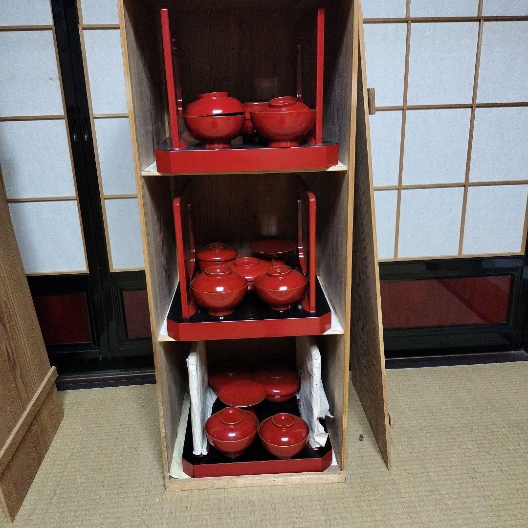 輪島塗の高御前3セット