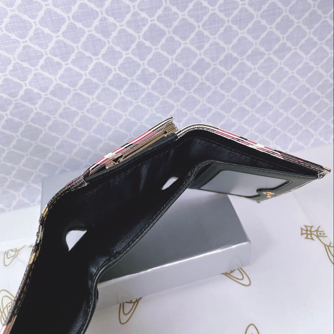 【可愛すぎ♡新品】可愛い ヴィヴィアン・ウエストウッド 三折財布 チェック柄