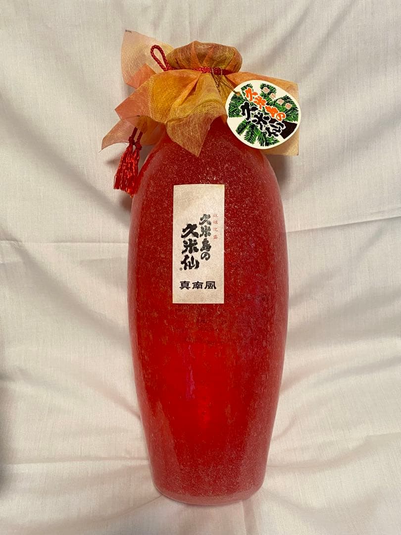 【未開封】久米島の久米仙 真南風　泡盛 古酒 赤 43度 酒 1800ml