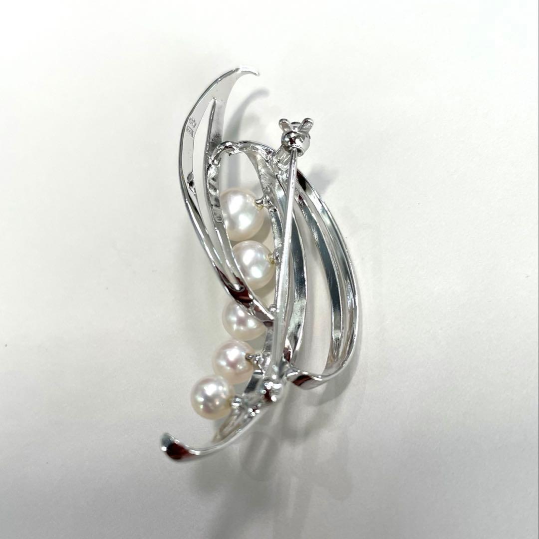 ミキモト　ブローチ　あこや真珠　本真珠　入学式　卒業式　パールブローチ　ブランド