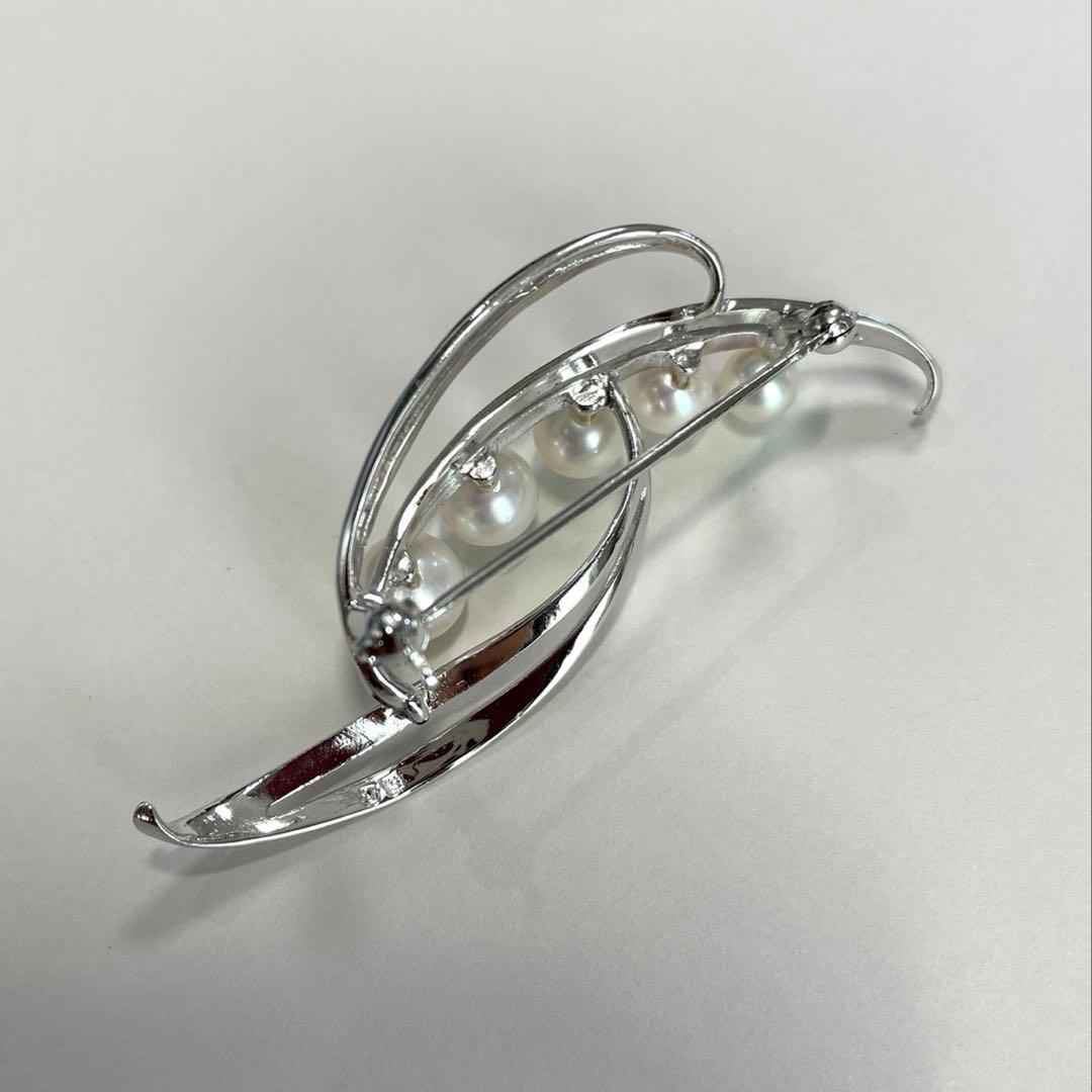 ミキモト　ブローチ　あこや真珠　本真珠　入学式　卒業式　パールブローチ　ブランド