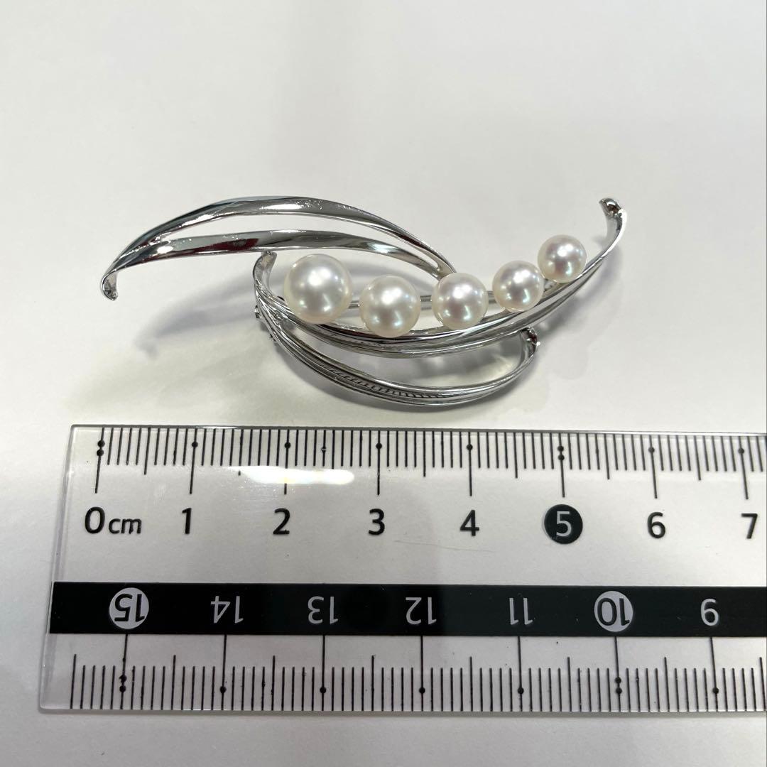 ミキモト　ブローチ　あこや真珠　本真珠　入学式　卒業式　パールブローチ　ブランド