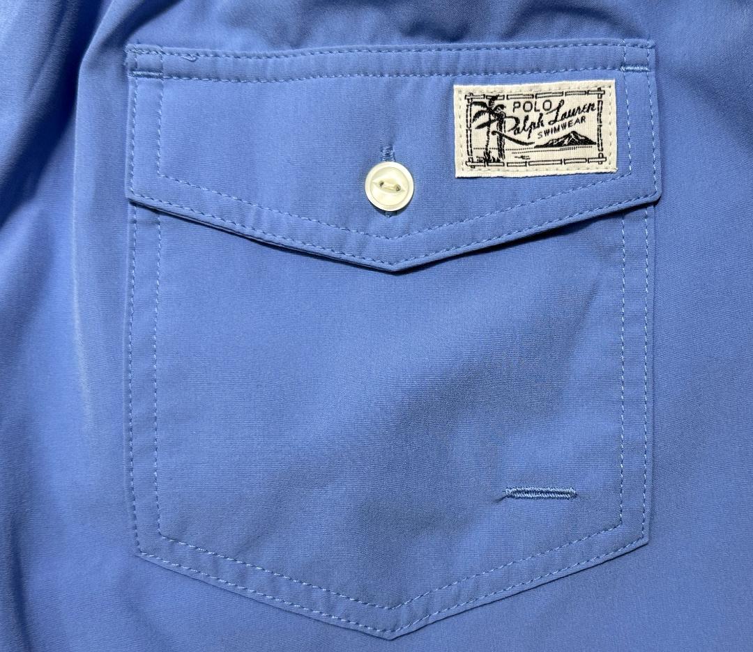 新品 ラルフローレン スイムショーツ ポニー刺繍 インナー付き US:S