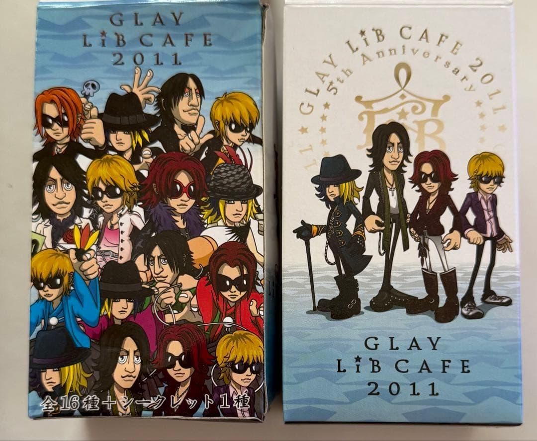 GLAY LiB CAFE 2011 フィギュアセット 全16種