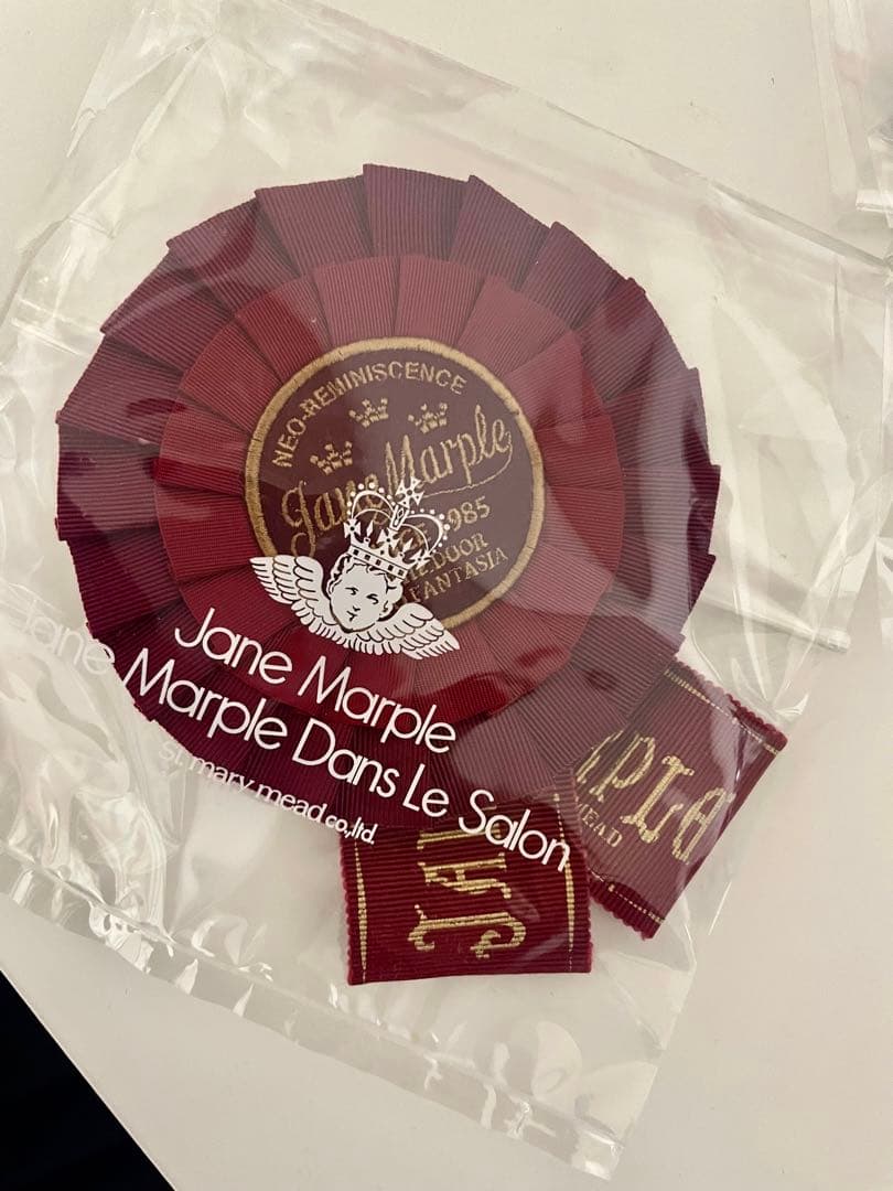 jane marple ロゼット　ブローチ　ジェンマープル