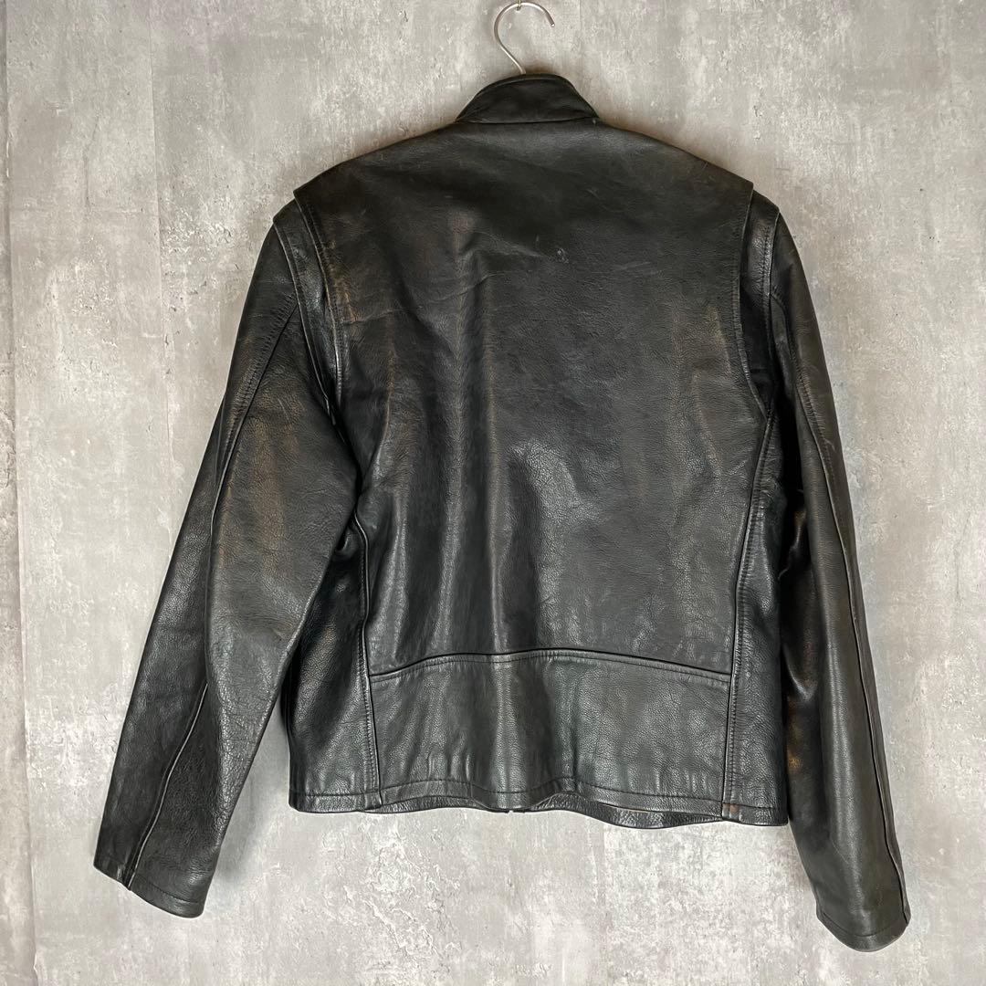 【イギリス製】DUFFER レザージャケット シングルライダース 高級