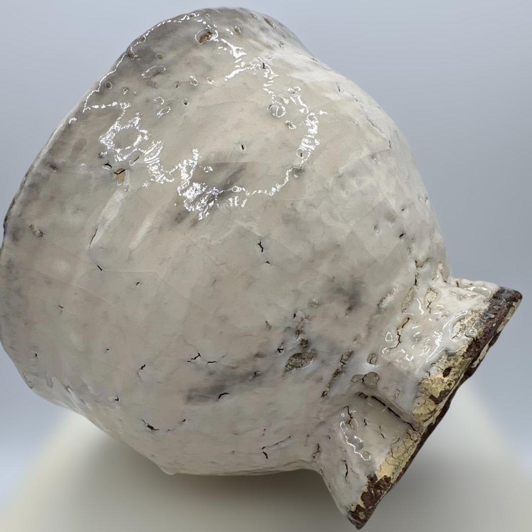 四代　真清水蔵六　金海割高台　茶盌