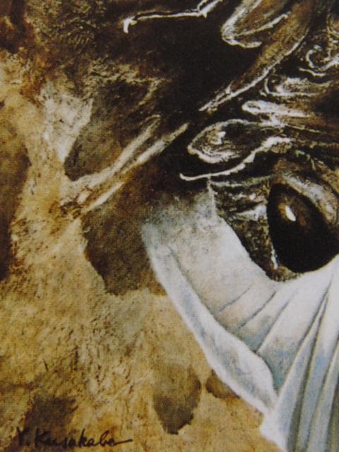 日下部淑子【めぐる季節（光と影）】希少な額装用画集より、状態良好