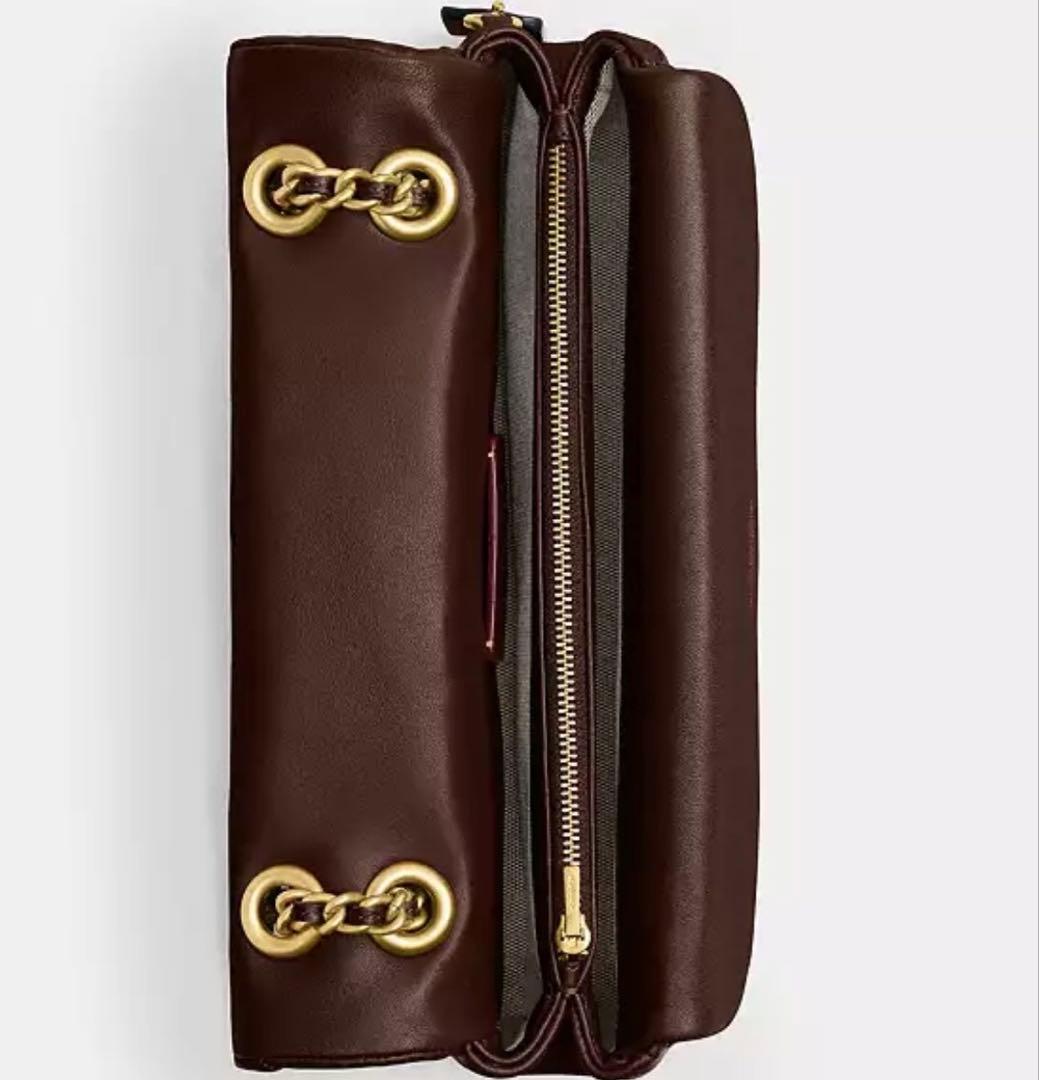 coach コーチタビーショルダー バッグ26 ブラウン CP150