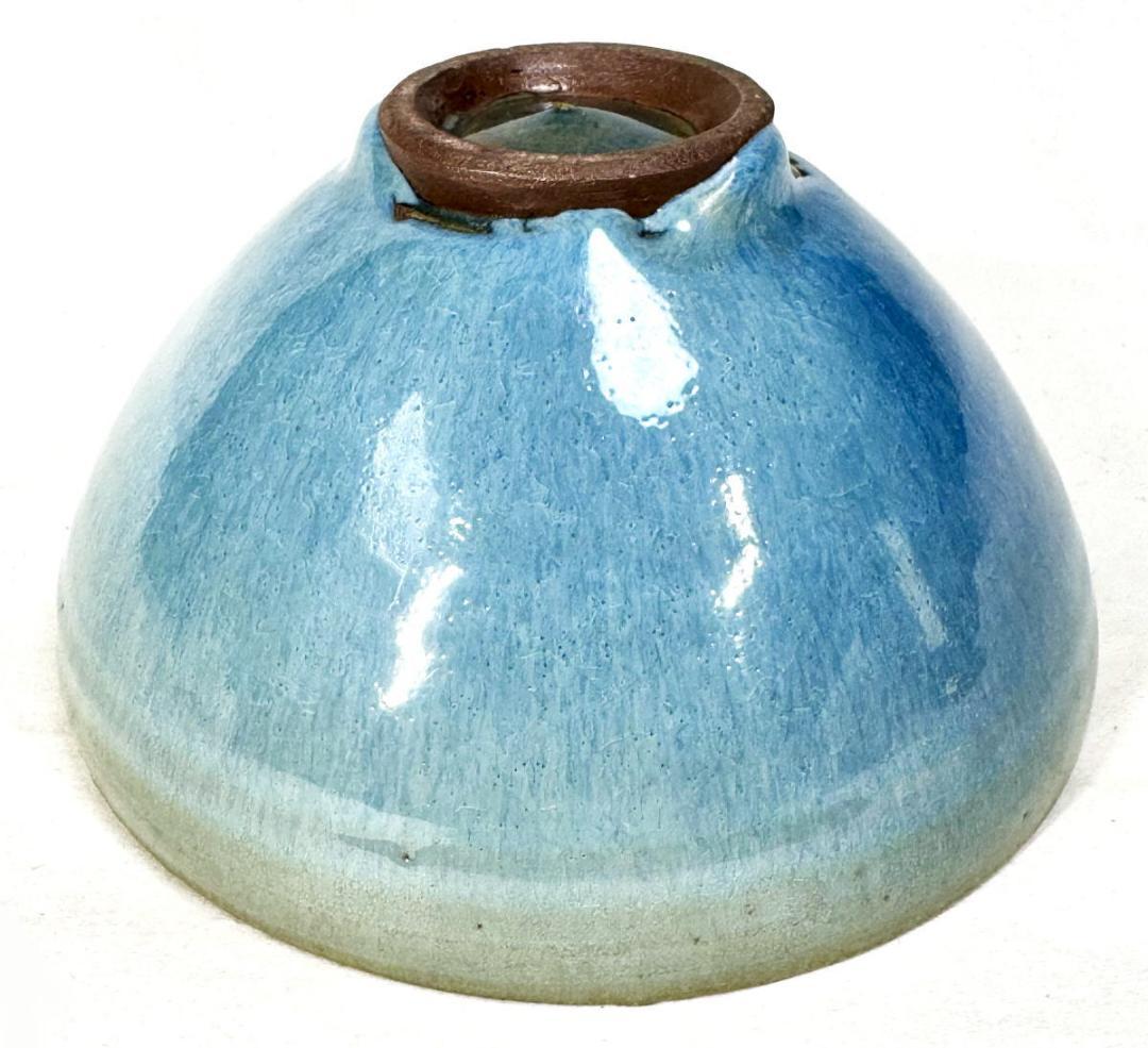 鈞窯 窯変紫斑釉茶碗 五大名窯 中国古玩 唐物 茶道具 骨董 WWTT383