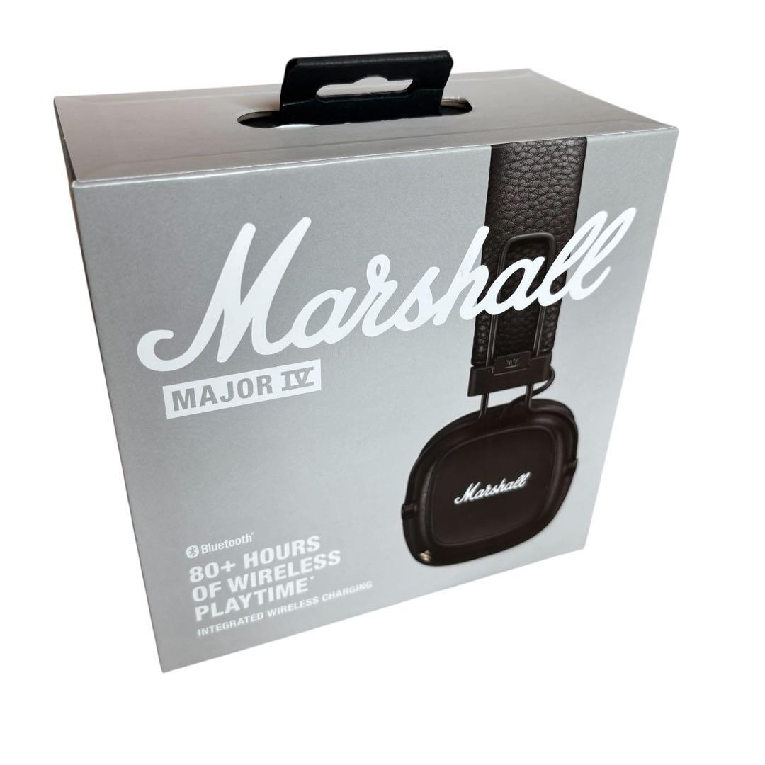 Marshall ワイヤレスオンイヤーヘッドホン Major Ⅳ ブラック
