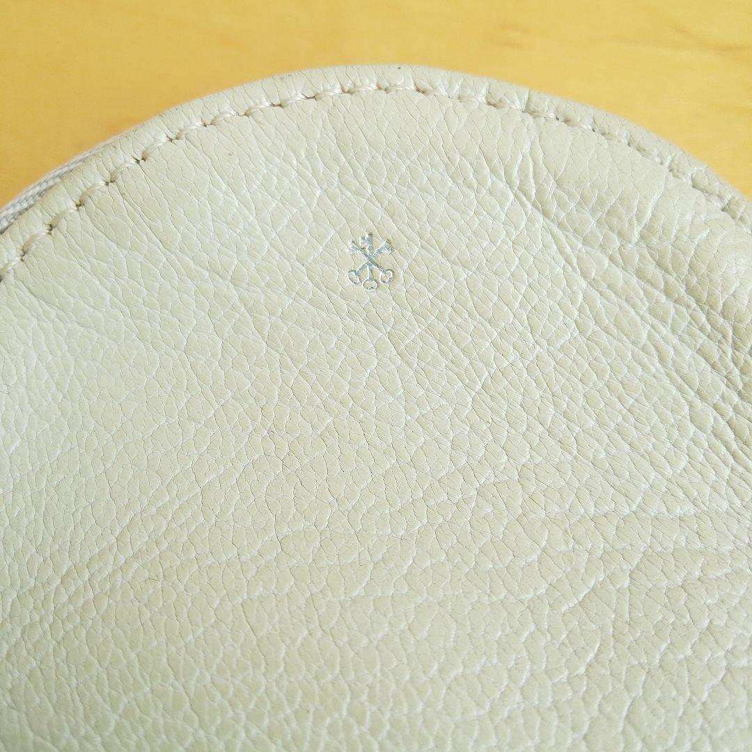 ARTS&SCIENCE ケース Round pouch アイボリー 美品